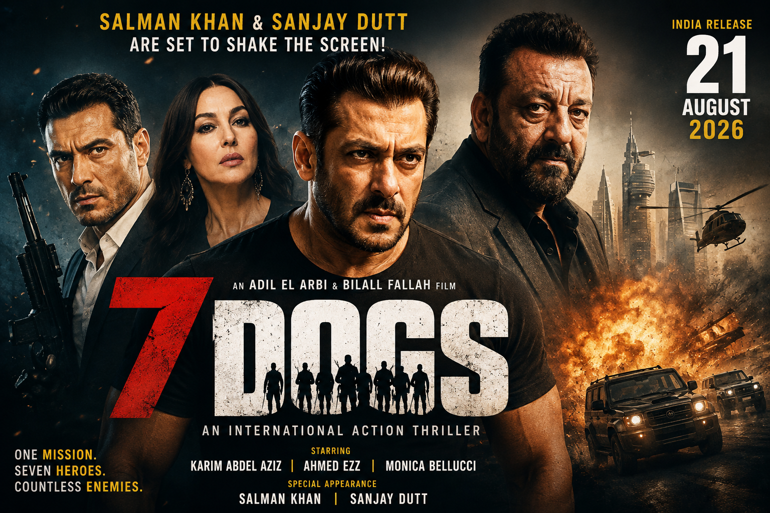 Salman Khan की 7 Dogs Movie का बढ़ा क्रेज